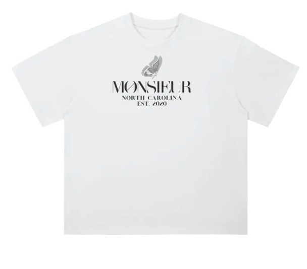 Official Monsieur T shirt- TRENDS ARE TEMPORARY STYLE IS FOREVER