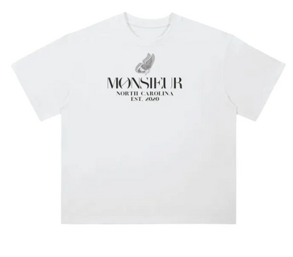 Official Monsieur T shirt- TRENDS ARE TEMPORARY STYLE IS FOREVER